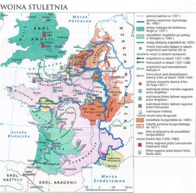  Wojna stuletnia: Walka o tron Francji i korony angielskiej